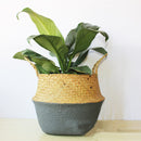 Flower Basket Storage Holder Flower Pot Laundry Organizer Bag Garden Decoration