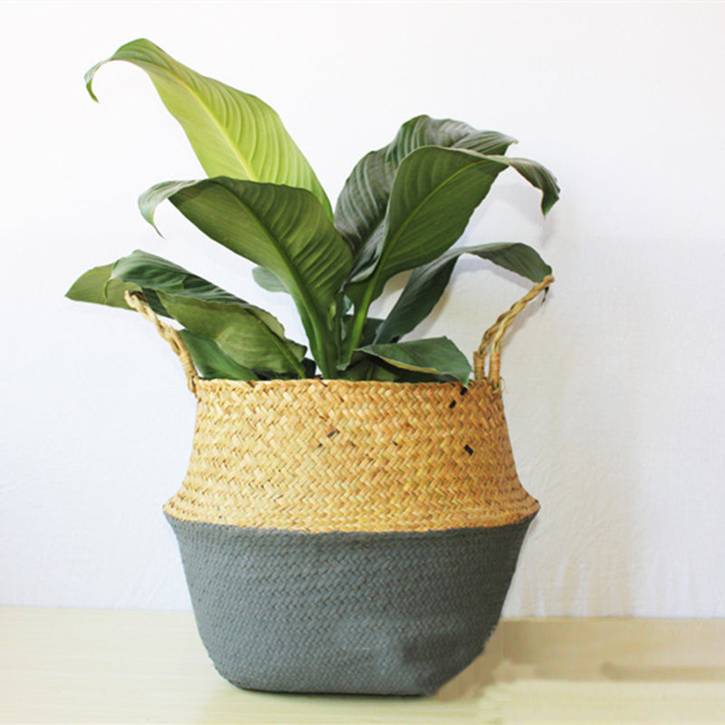 Flower Basket Storage Holder Flower Pot Laundry Organizer Bag Garden Decoration