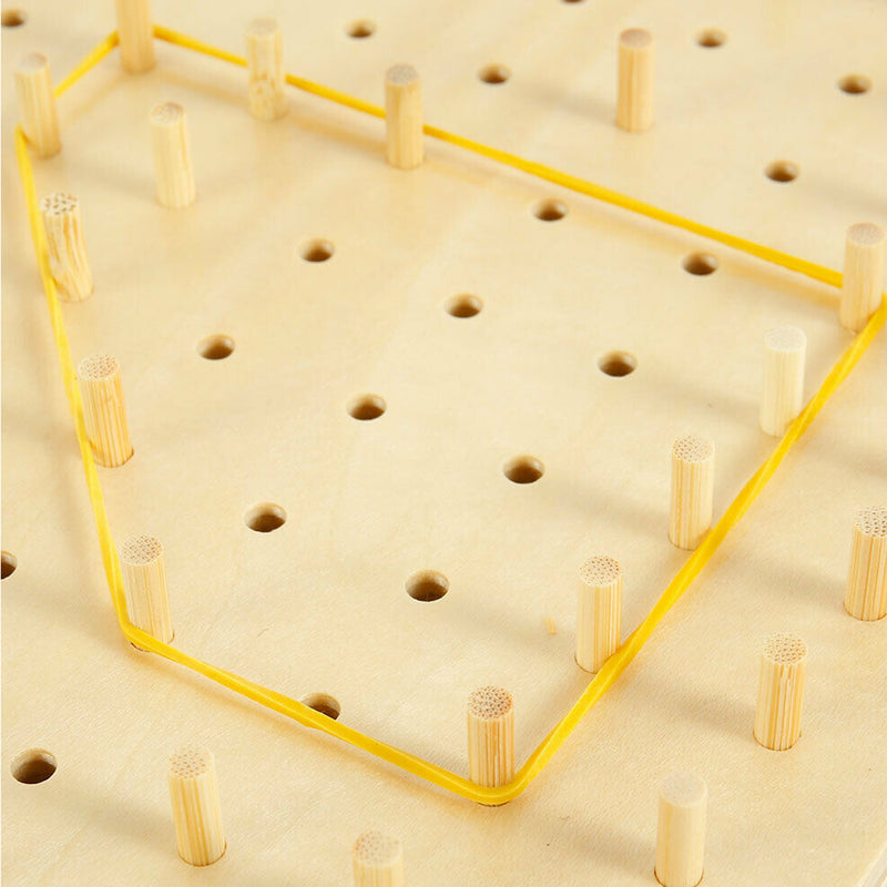 Wooden Threading Plate Board Toys Montessori Children Kids Early Educational Game Christmas Gift