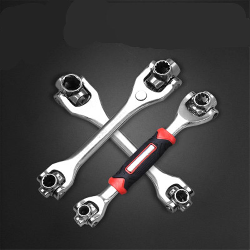Multi-function 8-in-1 Multi-socket Wrench Universal Dog Bone 8-in-1 Multi-head Rotary Universal Hexagonal Tool
