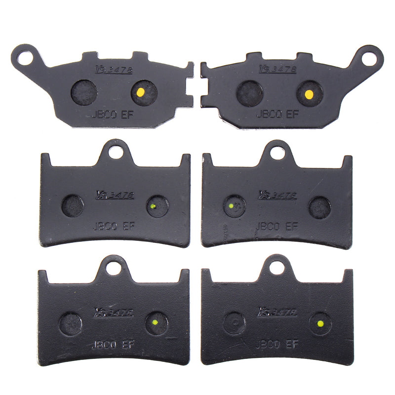 Front & Rear Sintered Brake Pads For Yamaha YZF R1 2004 2005 2006