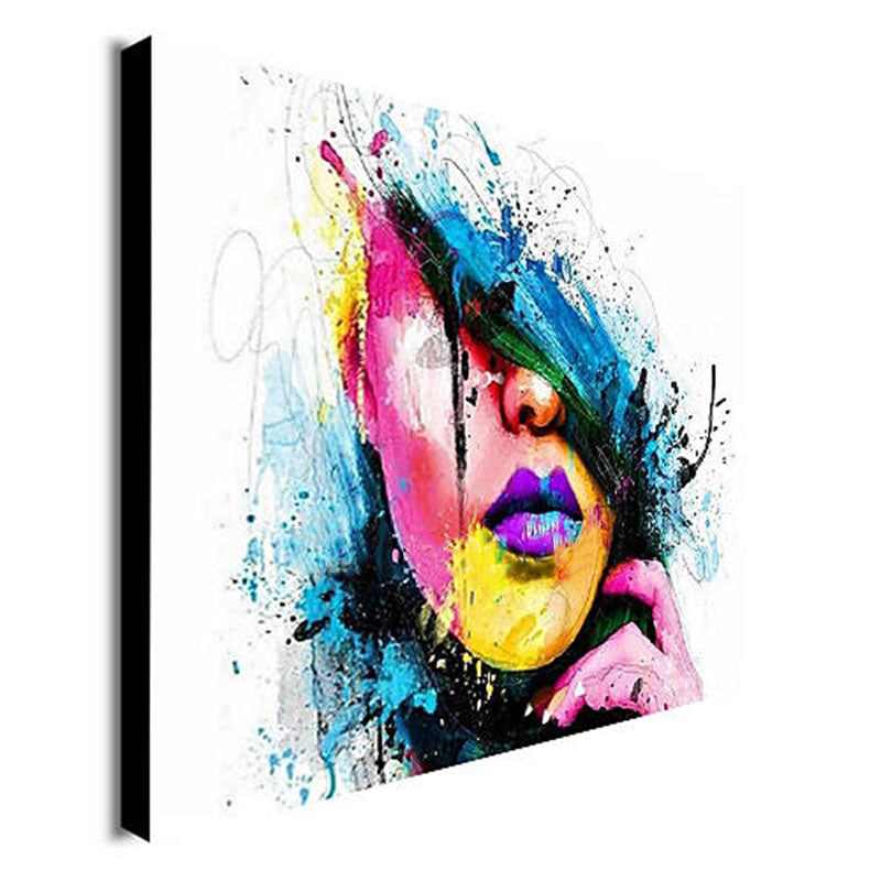 Hand Painted Oil Paintings People Modern Stretched On Canvas Wall Art For Home Decoration