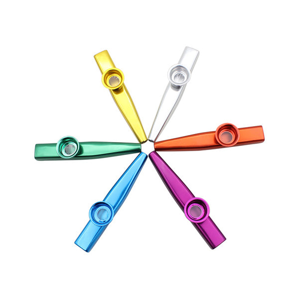 Orff Alloy Metal Kazoo Flute Diaphragm Mouth Flute Harmonica