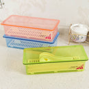 Multifunctional Plastic Kitchen Tableware Chopsticks Spoon Fork Storage Box With Cover Drop Water