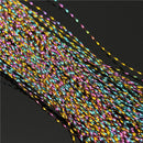 ZANLURE 150PCS 18Colors Lure Tying Making With Crystal Flash Fly Tying Material