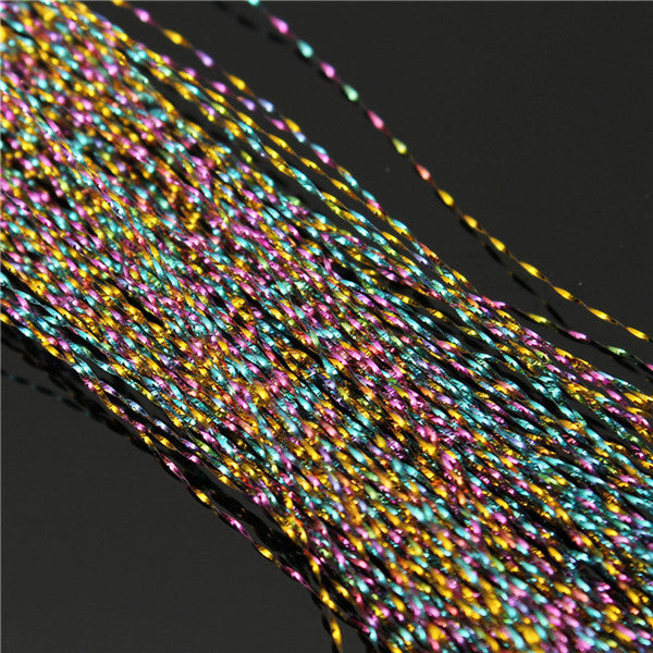 ZANLURE 150PCS 18Colors Lure Tying Making With Crystal Flash Fly Tying Material