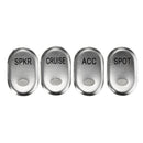 Chrome Brushed Rocker Switch Cover For Harley Electra Glide FLHTCU 1996-2013