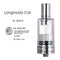 Longmada Mr.Bald 3 Atomizer B/C/D/E Wax Tank Glass Dry Herb 510 Threaded co2 Atomizer Quartz Vaporizer