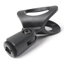 Universal Plastic Microphone Clip Clamp Holder Flexible Rubberized Stand Bracket for Microphone