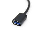 Bakeey USB 3.0 90 Degree Angle High Speed Portable Extension Data Cable For Home Office Business-Left