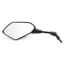 8mm/10mm Motorcycle Mirrors Scooter E-Bike Rearview Mirror Orthodontic Positive With Carbon Fiber Shell