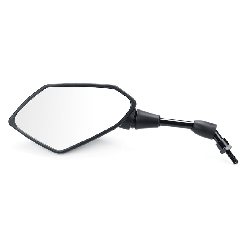 8mm/10mm Motorcycle Mirrors Scooter E-Bike Rearview Mirror Orthodontic Positive With Carbon Fiber Shell