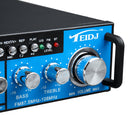 BT-138 HIFI Power Amplifier bluetooth Audio AMP with Remote Control Support FM USB SD for Home Car EU Plug
