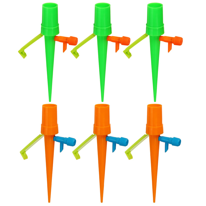 6Pcs Automatic Watering Irrigation Spikes Garden Plant Flower Bottle Sprinkler Drip Irrigation System