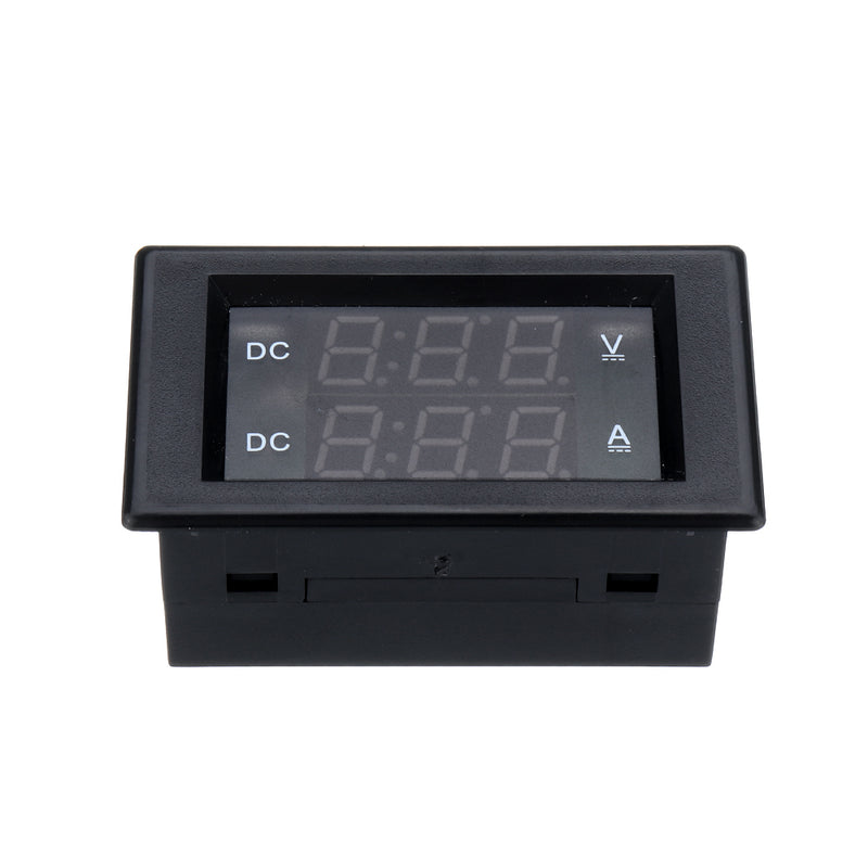 DC 300V 50A Digital Voltmeter Ammeter DC VOLT AMP Tester Gauge With Red and Green Led No Shunt With Back Cover 0.39 "LED