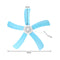 Portable 5 Blades Mini Ceiling Fan W/ Remote Control Hanging Summer Cooler Gift