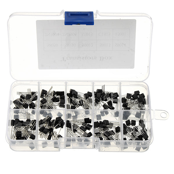 600pcs 10 Values Transistor Assortment Kit Box Pack 60pcs Each Value