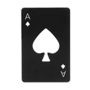 Bottle Soda Cap Opener Bottle Opener Playing Card Ace of Spades Poker Cap Removal Tool