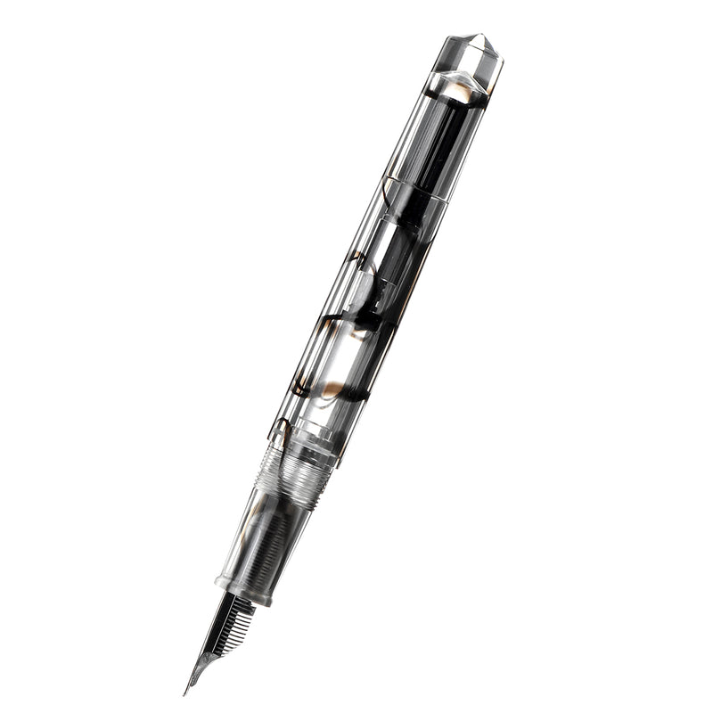 Penbbs 491 Resin Fountain Pen Fine Nib 0.5mm Ink Pen Student Practice Calligraphy Business Office Writing Signing Pen