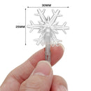 3M 20LED Battery Operated Snowflake Fairy String Light Christmas Wedding Holiday Festival Decor