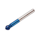 Drillpro 6Pcs 3 Flutes HSS Blue Nano Chamfering End Mill 90 Degree Chamfer Cutter Countersink Drill Bit