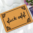 KCASA KC-M5 40x60cm Creative Letter Mat Entrance Door Mats Trap Printed Non-slip Floor Carpet