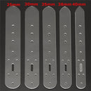 5 pcs Practical Head Buckle Belt Leather Craft Tool Acrylic Boletus End Models Stencil Set