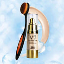 2in1 30ml Block Defect Whitening Cream Lotion Face Skin Care Concealer + Makeup Brushes