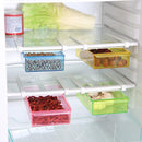 Slide Kitchen Fridge Freezer Space Saver Refrigerator Storage Rack Shelf Multifunction Storage Tools