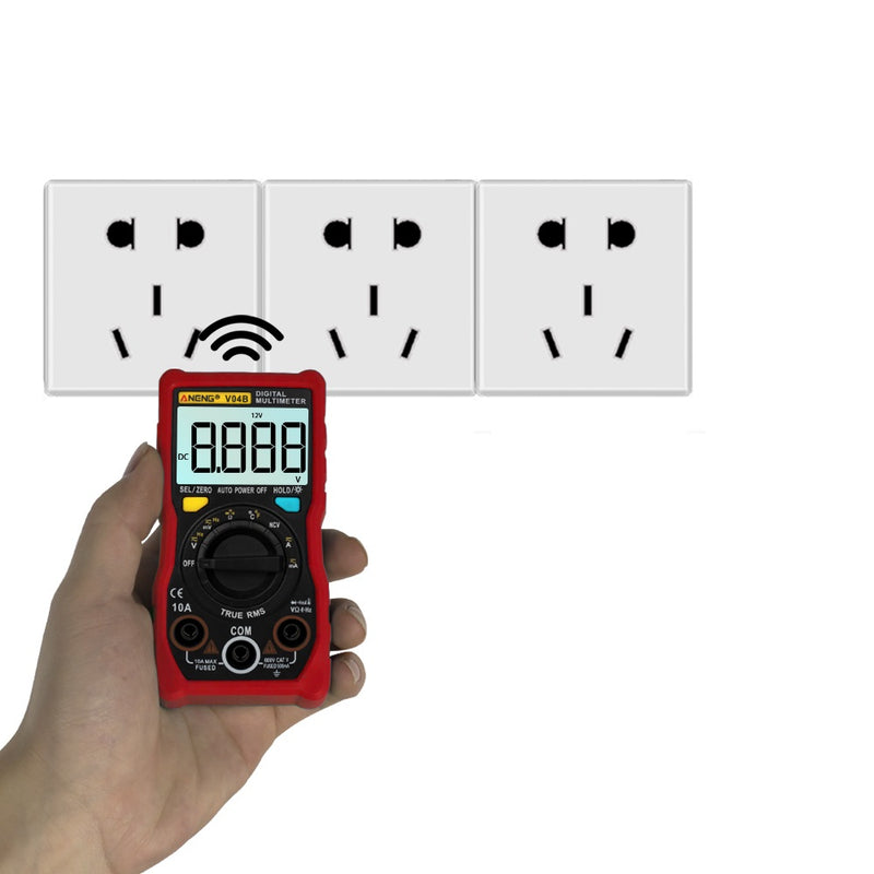 ANENG V04B  4000 Counts Auto-ranging Digital True RMS Multimeter With Capacitance NCV Capacitance Temperature Measurement Backlight+Flashlight