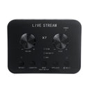 X7 Live Sound Card Microphone 20 Functions Voice Changer for Mobile Phone PC Computer Broadcast