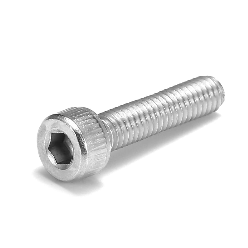 Suleve M4SH4 180Pcs M4 304 Stainless Steel Screw Hex Socket Cap Head 6-35mm Bolt Assortment Kit