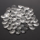 50pcs Clear Glass Crystals Chandelier Pendant Lamp Prisms Parts Hanging Drops 18MM