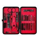Y.F.M 16pcs Portable Nail Clipper Manicure Pedicure Set Earpick Pedicure Kit