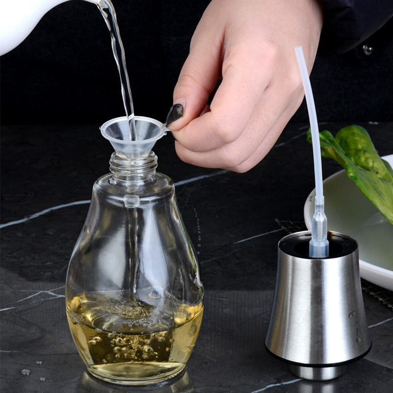 Olive Oil Sprayer Leak-Proof Oil Sprayer Vinegar Cooking Glass Bottles Dispenser Kitchen Cooking Baking BBQ Tool