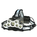 XANES 2501-B 2500 Lumens 9LED Cycling Headlamp 6 Switch Modes 7x T6+ 2x XPE Sport Light