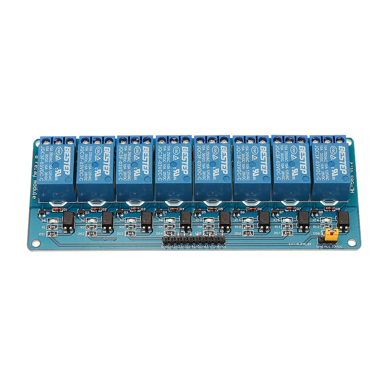 BESTEP 8 Channel 3.3V Relay Module Optocoupler Driver Relay Control Board Low Level