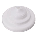 White Engineering Line Zero Plastic Round Hanging Box Ceiling Lamp Holder Light Bulb Adapter