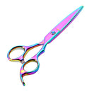 Y.F.M Stainless Steel Hair Scissors Hairdressing Cutting Hair Styling Tools Rainbow Color