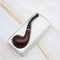 Solid Wooden Classic Smoking Bent Pipes With Beautiful Carve Patterns Tobaccos Pipes