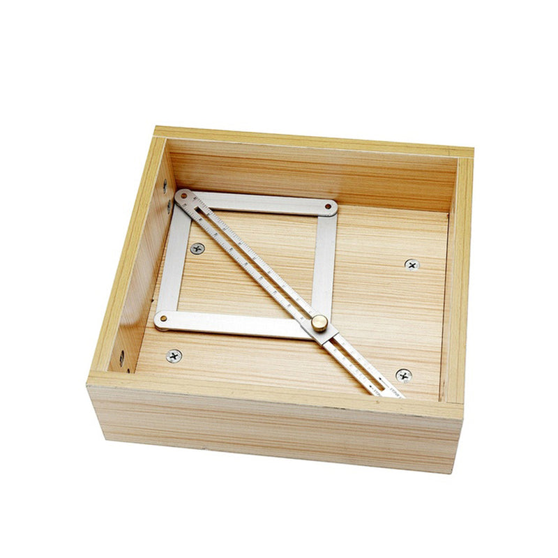 Aluminium Alloy Protractor Multi Angle Measurement Tool for Woodworking Flooring