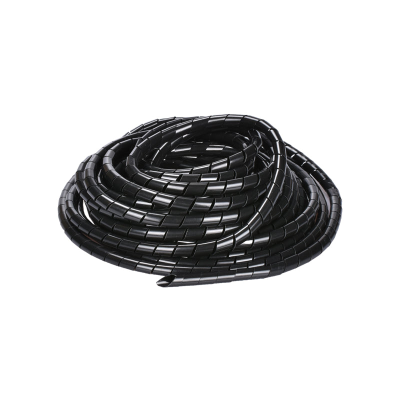 Black/White 8mm 10.5M PE YL692 Flexible Spiral Wrapping Wire Hiding Cable Sleeves for 3D Printer