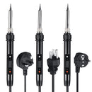 50Pcs 60W Wood Burning Adjustable Pen Solder Iron Tool Kit Pyrography Craft Set