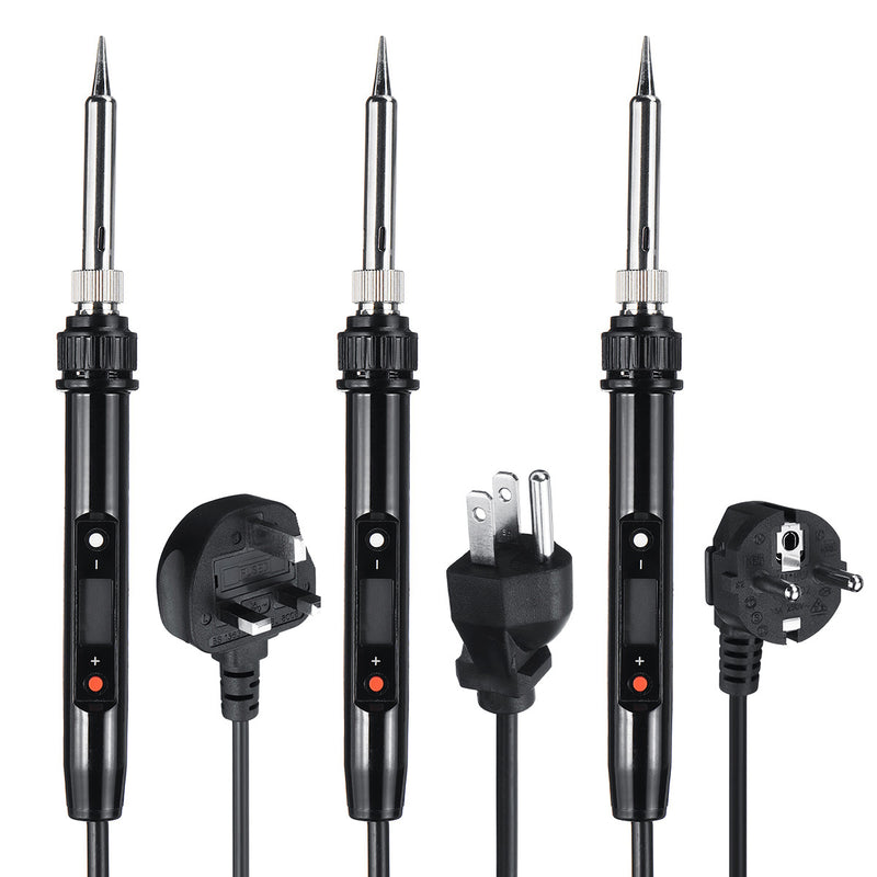 50Pcs 60W Wood Burning Adjustable Pen Solder Iron Tool Kit Pyrography Craft Set