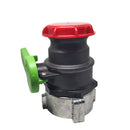 DN50 75mm Coarse Thread/Male Connector Chemical IBC Barrel Ball Valve Switch Fitting Acid and Alkali Resistant High Pressure Faucet Valve Adapter for Garden Backyard Home Villa Outdoor