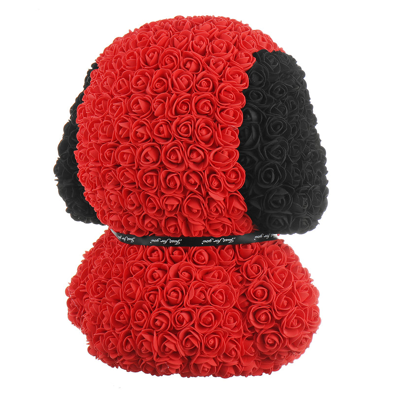 Artificial Rose Flower Dog Holiday DIY Birthday Gift 38cm Beautiful For Wedding Decorations