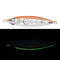 ZANLURE 1PSC Hollow-out Luminous 3D Fishing Lure Popper Topwater Swim Crankbait Artificial Hard Bait