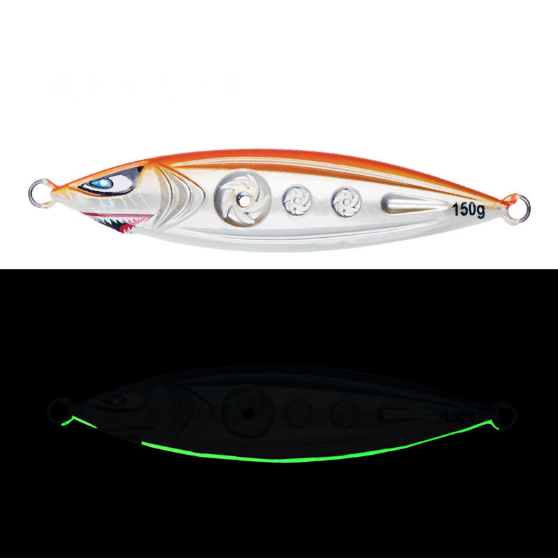 ZANLURE 1PSC Hollow-out Luminous 3D Fishing Lure Popper Topwater Swim Crankbait Artificial Hard Bait