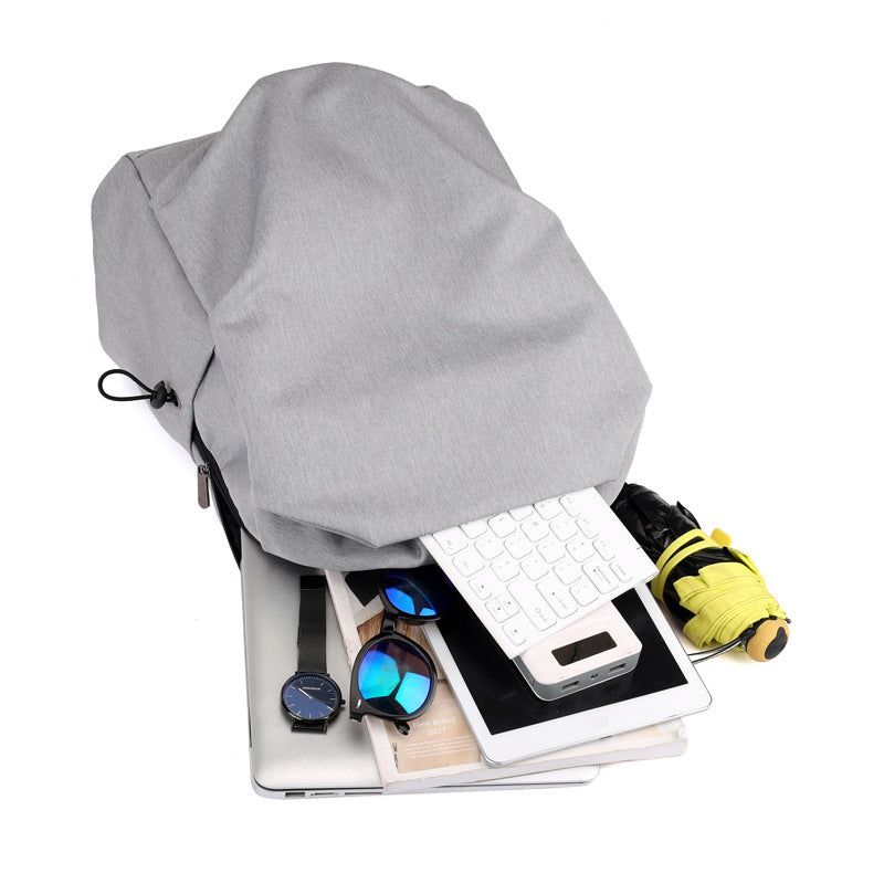 FLAME HORSE Laptop Bag Water-repellent USB Charging Simple Casual Business Travel Backpack