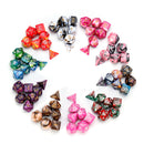 7Pcs Polyhedral Dices Double-Color For Role Playing Game Dice Set With Storage Bag